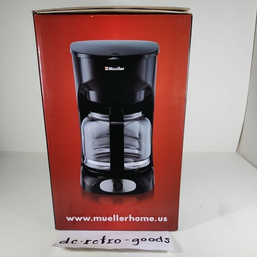 12-Cup Drip Coffee Maker Auto Keep Warm Function Smart Anti-Drip Brand New