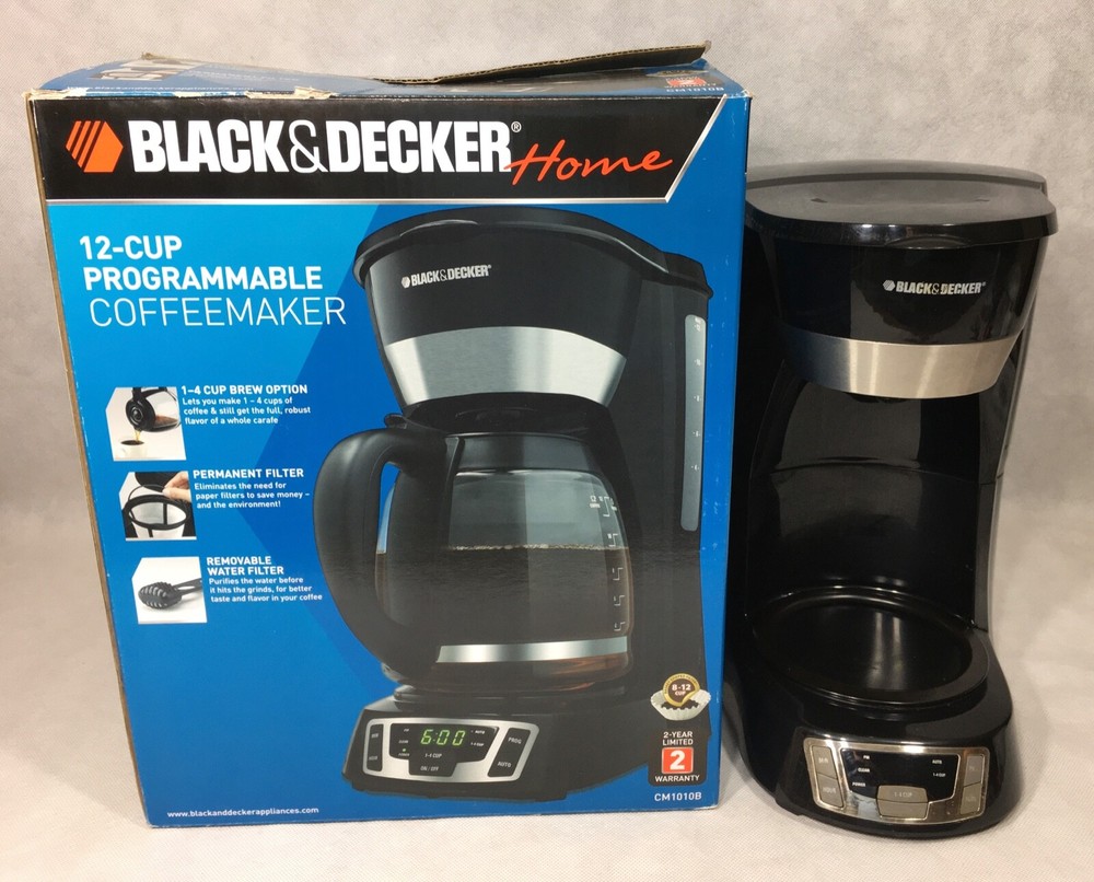 Black & Decker CM1010B 12-Cup Programmable Coffee Maker No Carafe