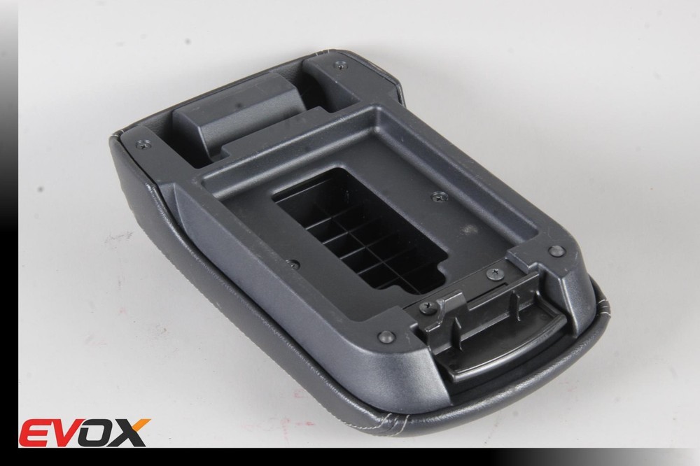 08-15 MITSUBISHI LANCER EVOLUTION EVO X CENTER CONSOLE ARMREST LID LEATHER