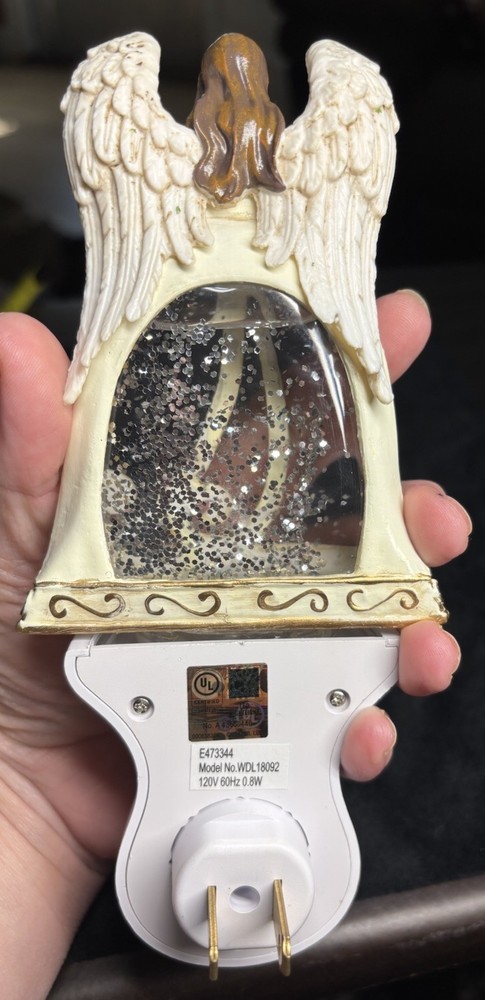 Night Light Angel Plug In Swirly