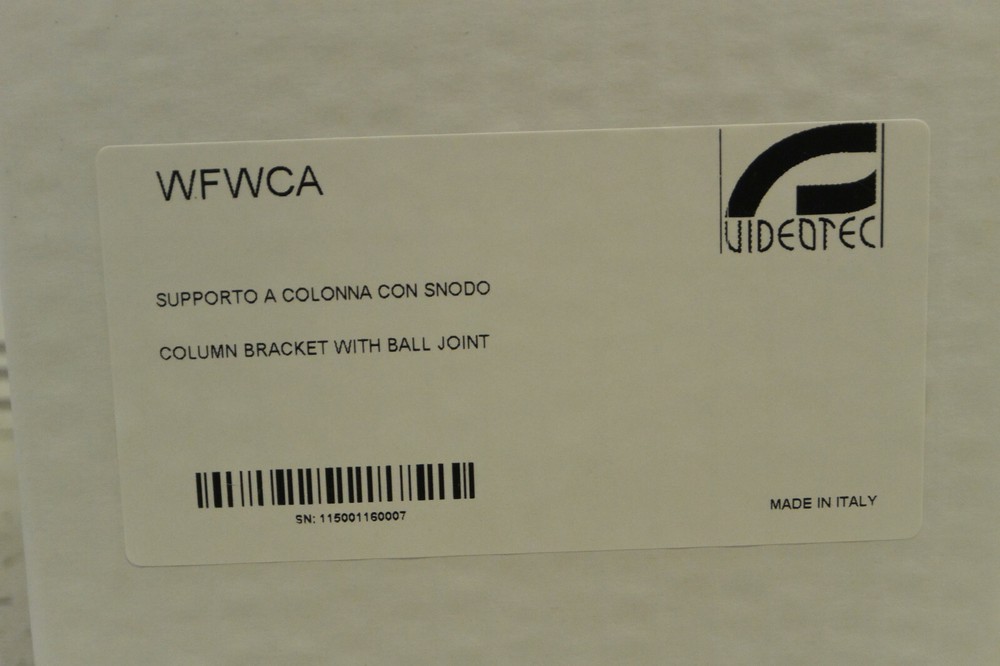 VideoTec WFWCA Column Bracket W/ Ball Joint *NEW