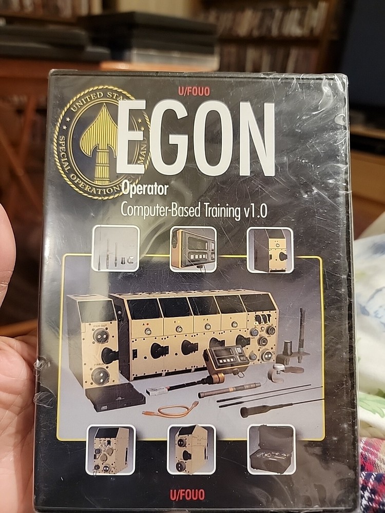 EGON Operator Computer-Based Training, V. 1.0 (DVD-Rom, U/FOUO) New & Sealed!