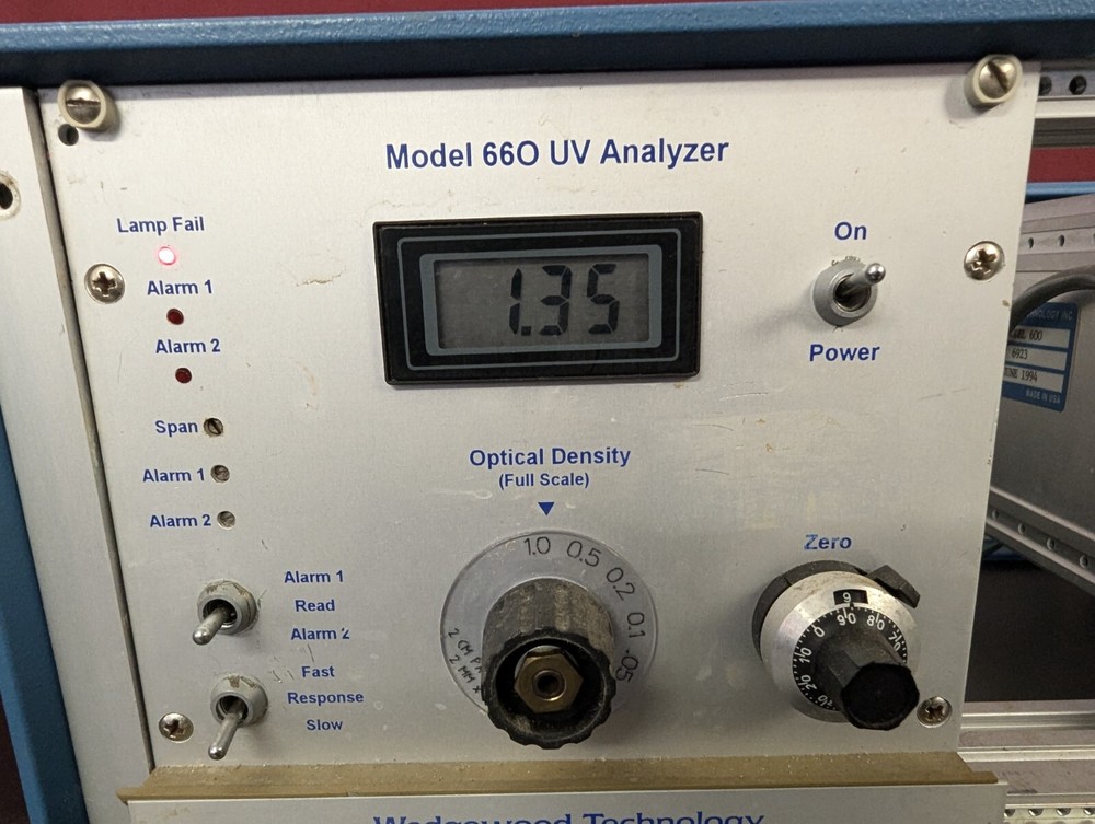 Wedgewood Technology Model 660 UV Analyzer