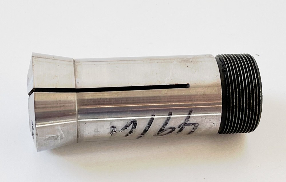 49/64" 5C Round Collet External & Internal Threads 0.7656"