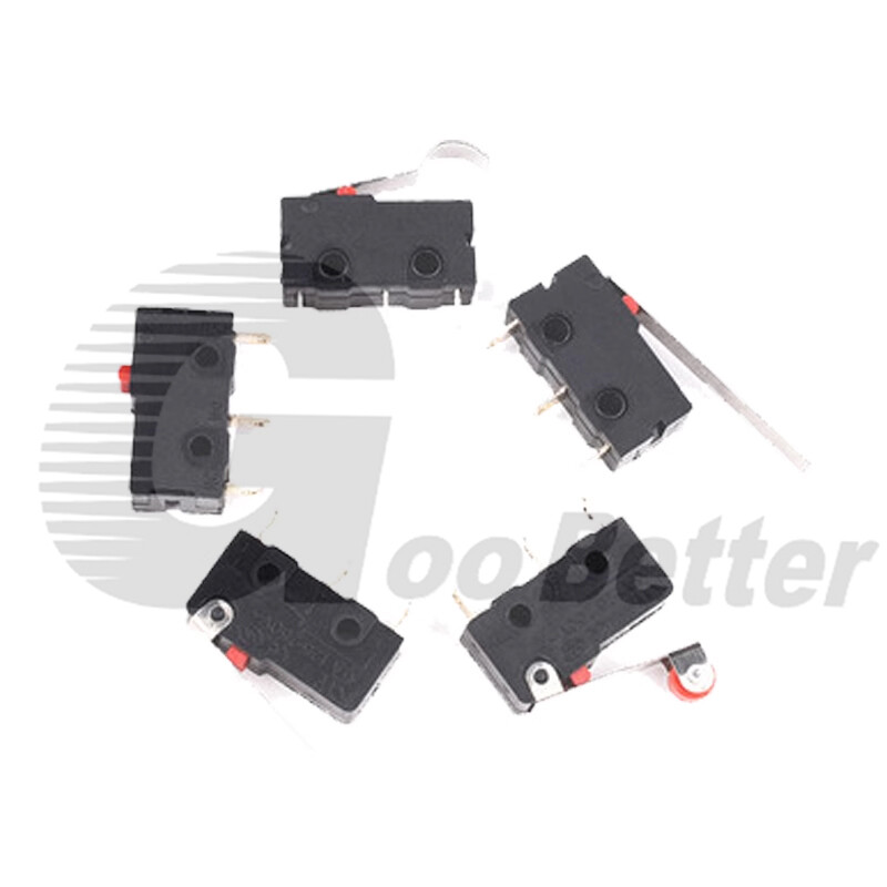 Micro Microswitch Limit Switch Long Curved Roller Lever Snap Action Limit Switch
