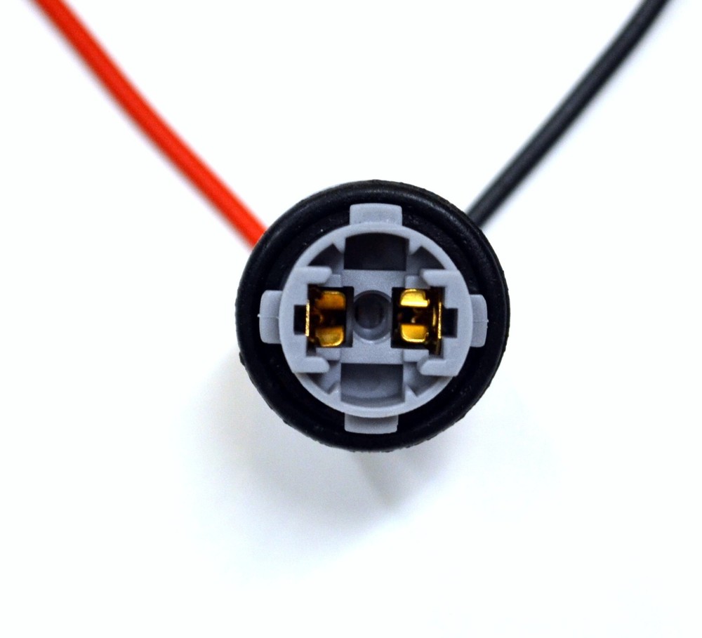 Universal Pigtail Wire Female Socket 194 T10 PGS Front Side Marker Light Plug H