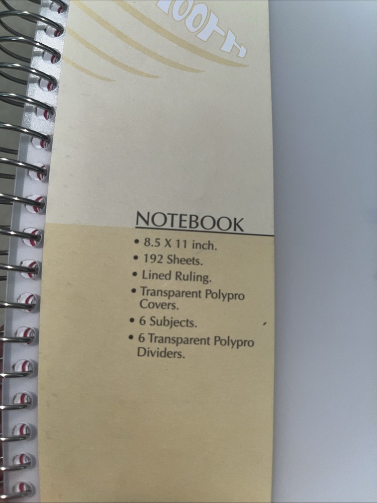 Mintra Pink Notebook 6 Subjects