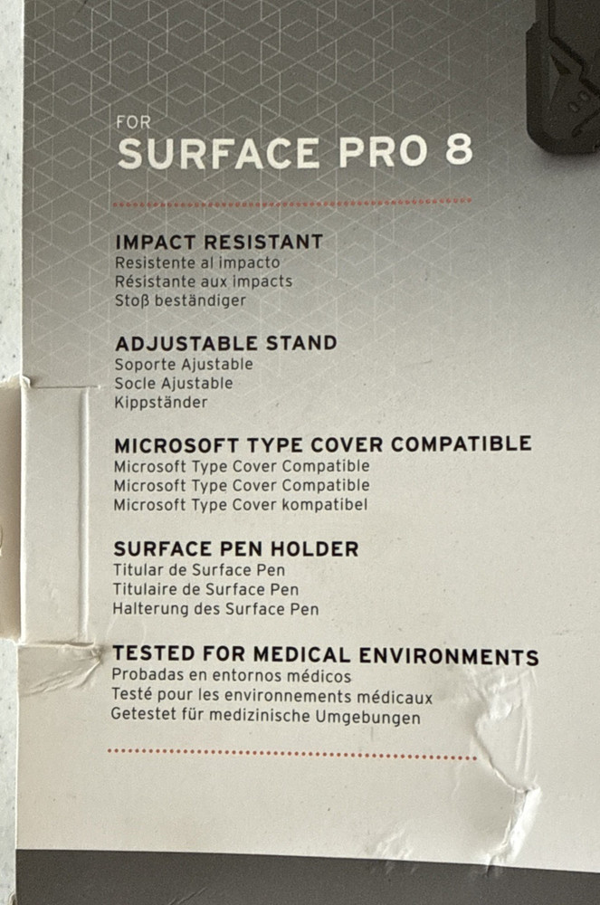 UAG Microsoft Surface Pro 8 Metropolis Case SE Black