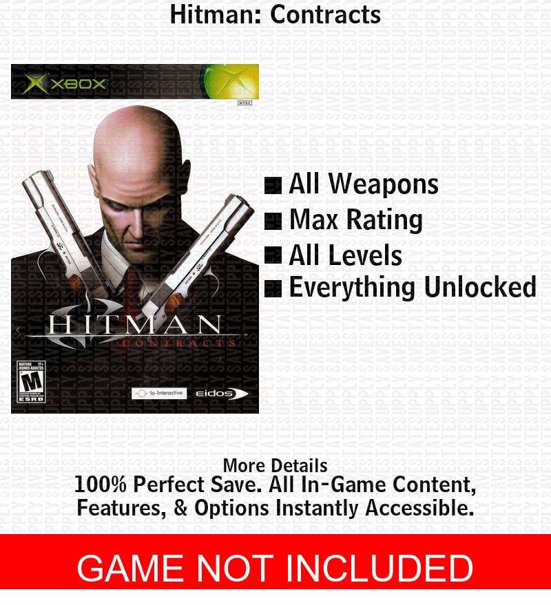 Hitman: Contracts XBOX USB Save 100% Unlocked