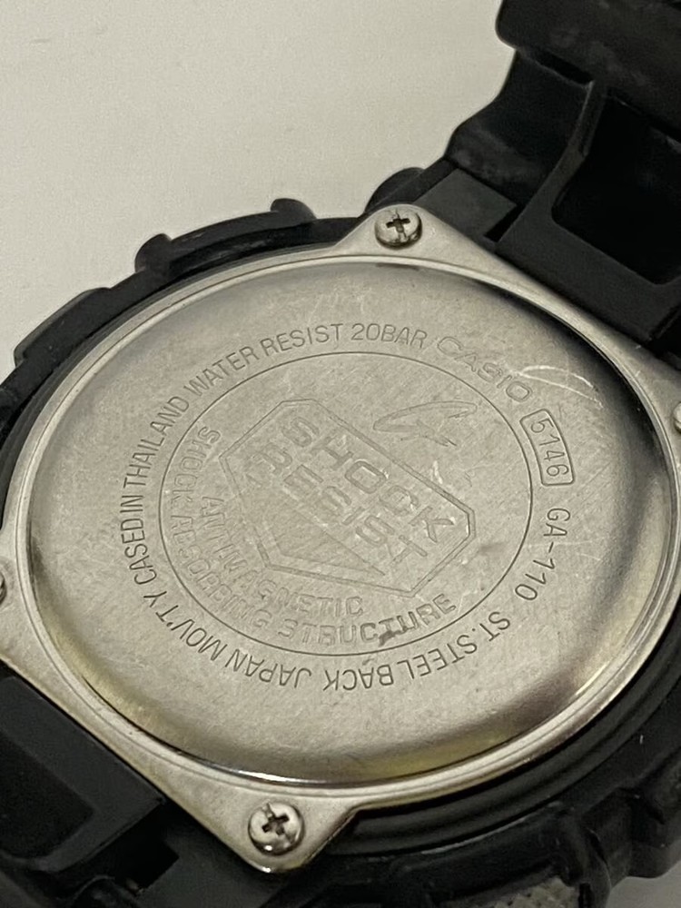 CASIO Quartz Watch G SHOCK Digital Analog BLK
