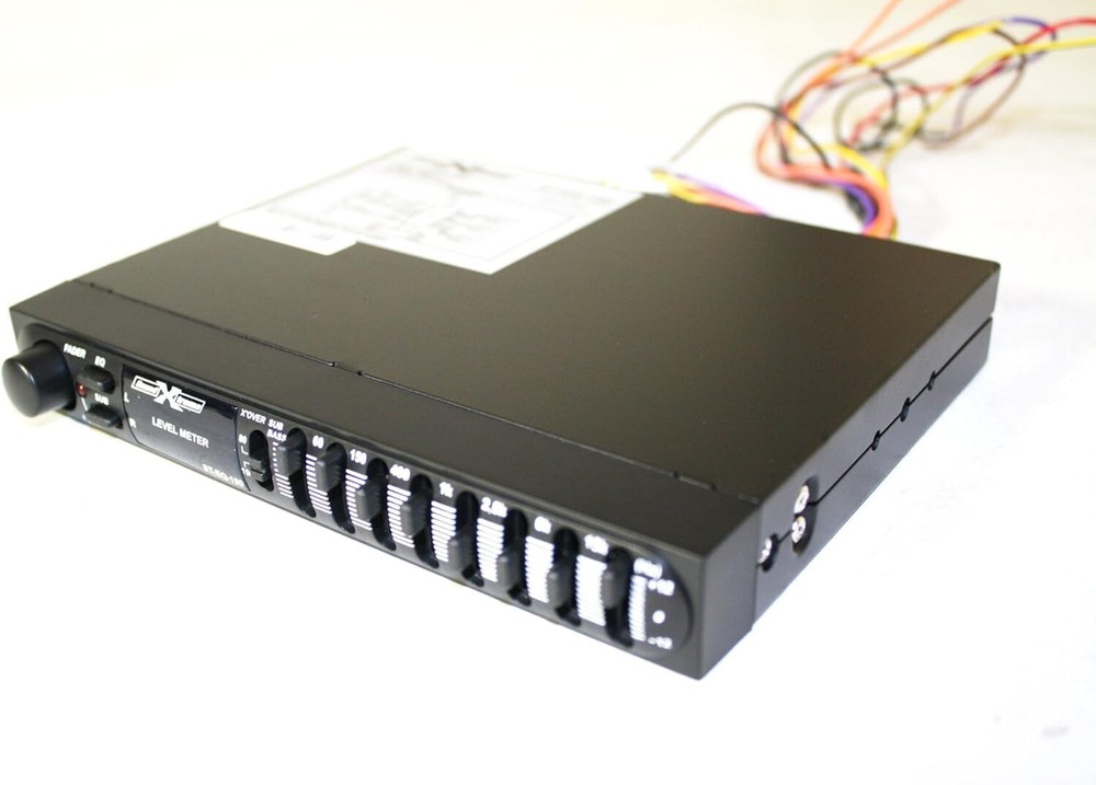 7-Band Passive Graphic Equalizer with Output Display - ST-EQ-180 Black