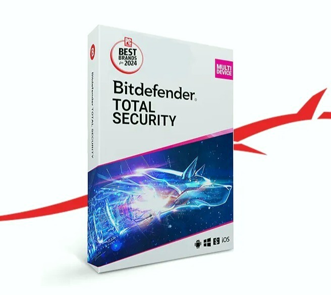 Bitdefender Total Security 2026 - 2 Years For 3 Devices - Latest Edition