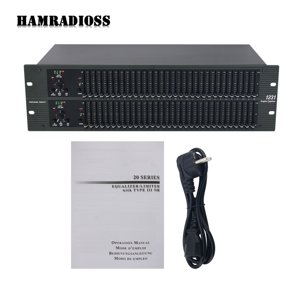 DBX 1231 Professional Audio Equalizer Dual 31 Band IC Chip Control Solid Core
