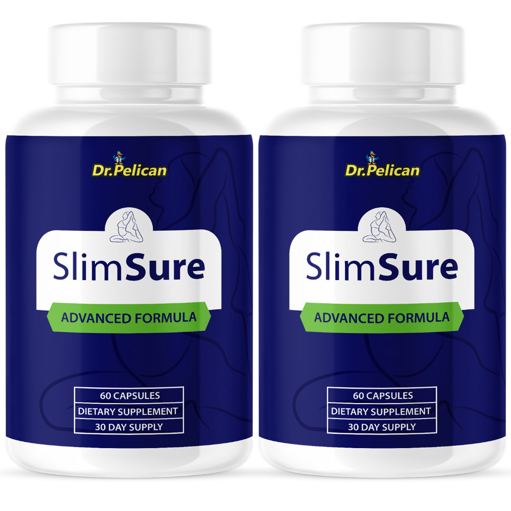 SlimSure- Digestive Support- 2 Bottles- 120 Capsules