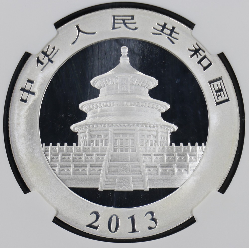 2013 10Yn 1oz Chinese Panda NGC MS70