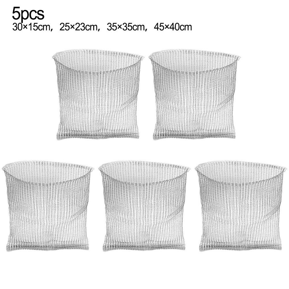 5Pcs 5 Gallon Root Guard For Gopher Proof Wire Basket Mole&Vole Mesh Wire Baske