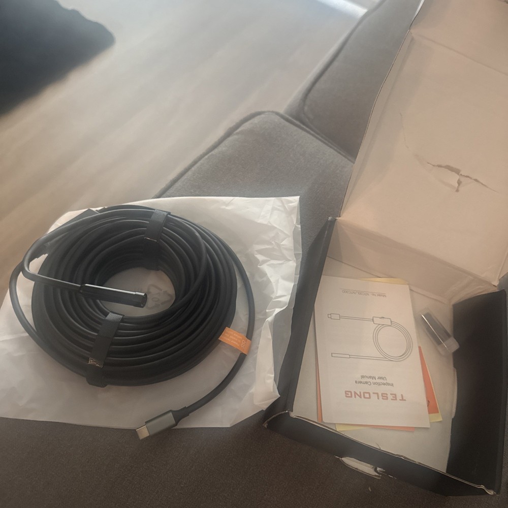 Endoscope Camera Teslong USB-C Borescope Inspection Camera for iPhone 15 Android