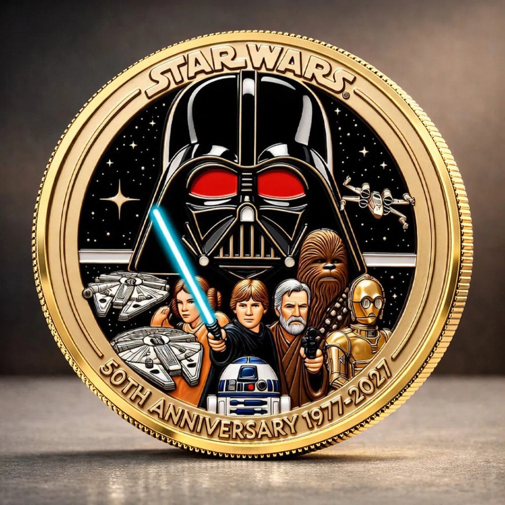 Star Wars 50th Anniversary Commemorative Coin