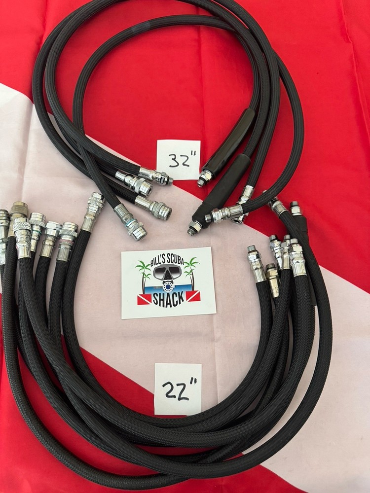 SCUBA BCD MIFLEX INFLATOR STANDARD HOSE! NICE 2SIZES