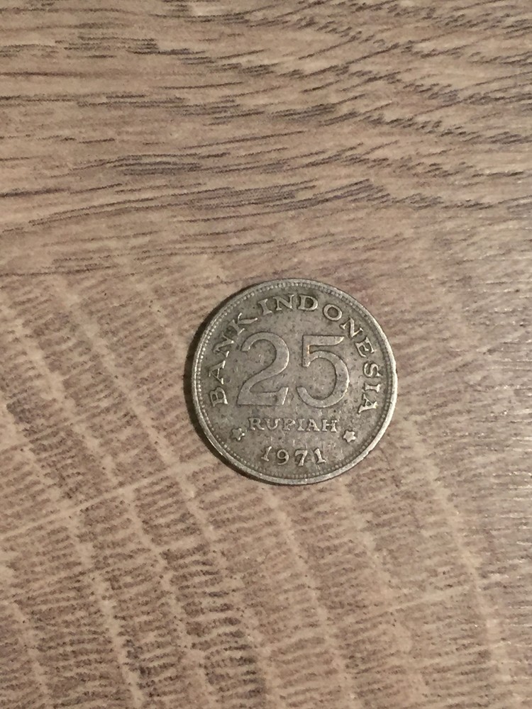 Monnaie Indonésie 25 Rupiah 1971