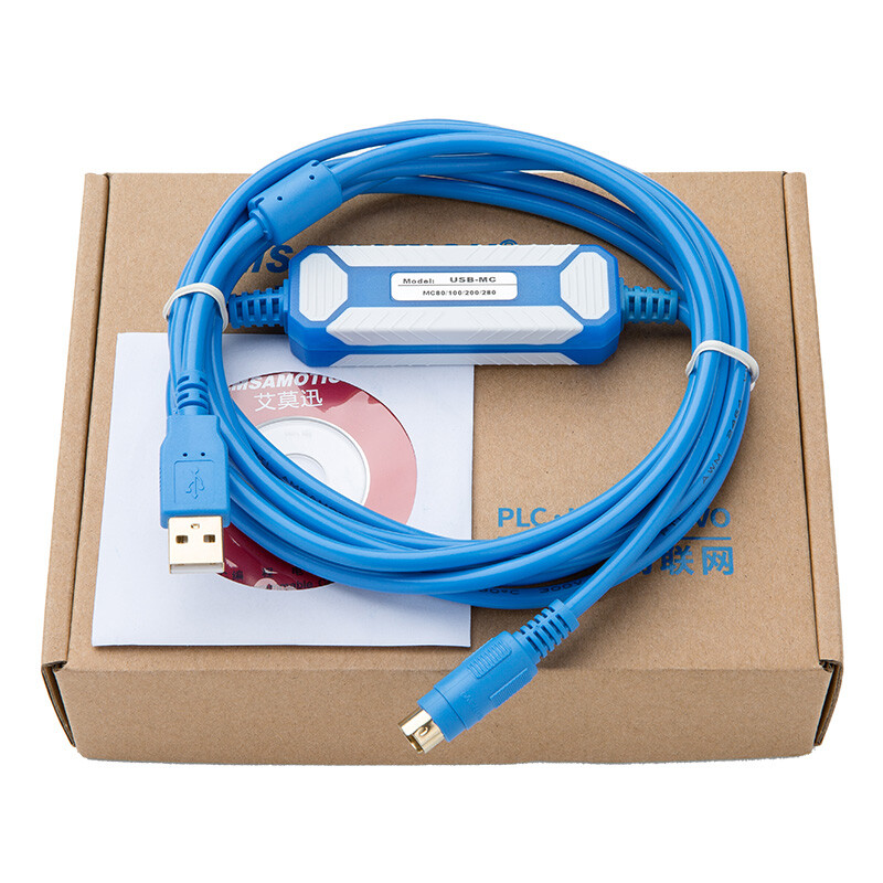 For Megmeet PLC programming cable MC80100200280 connector USB-MC