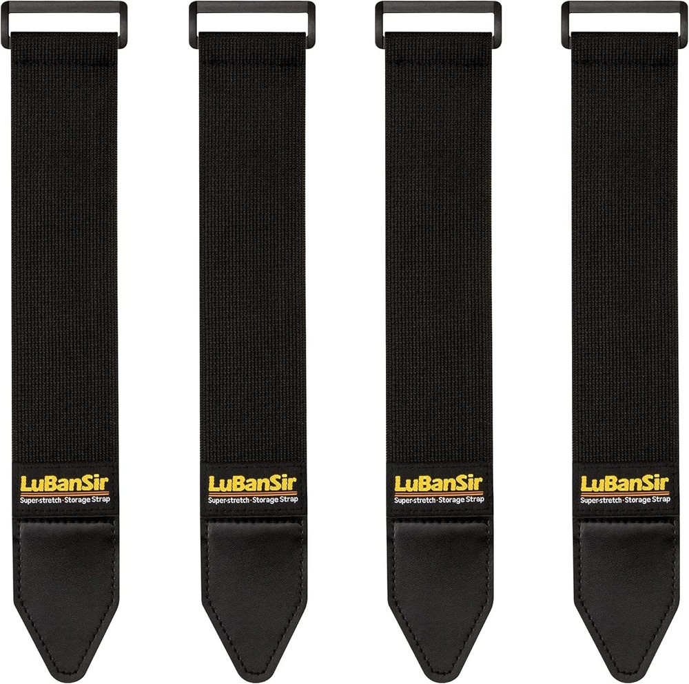 Cinch Straps, 2" x 24" 4 Pack Elastic Hook and Loop Storage Strap for Extensi...
