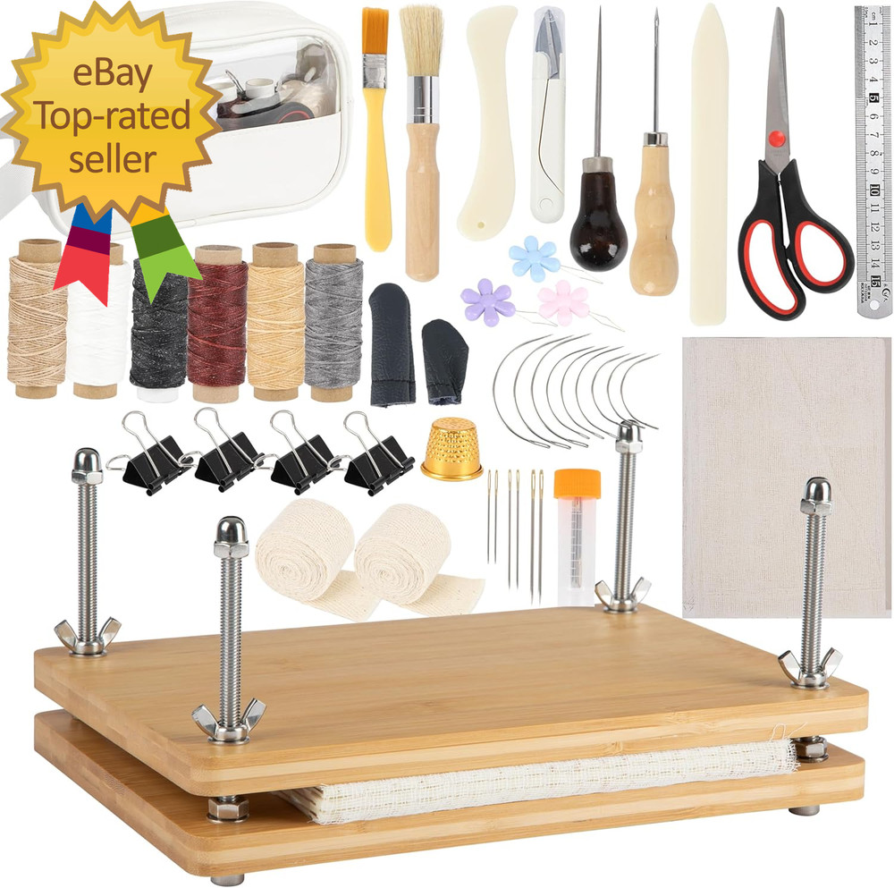 50 Pcs Book Binding Kits Beginners Complete DIY Kit with Tools & Instructions