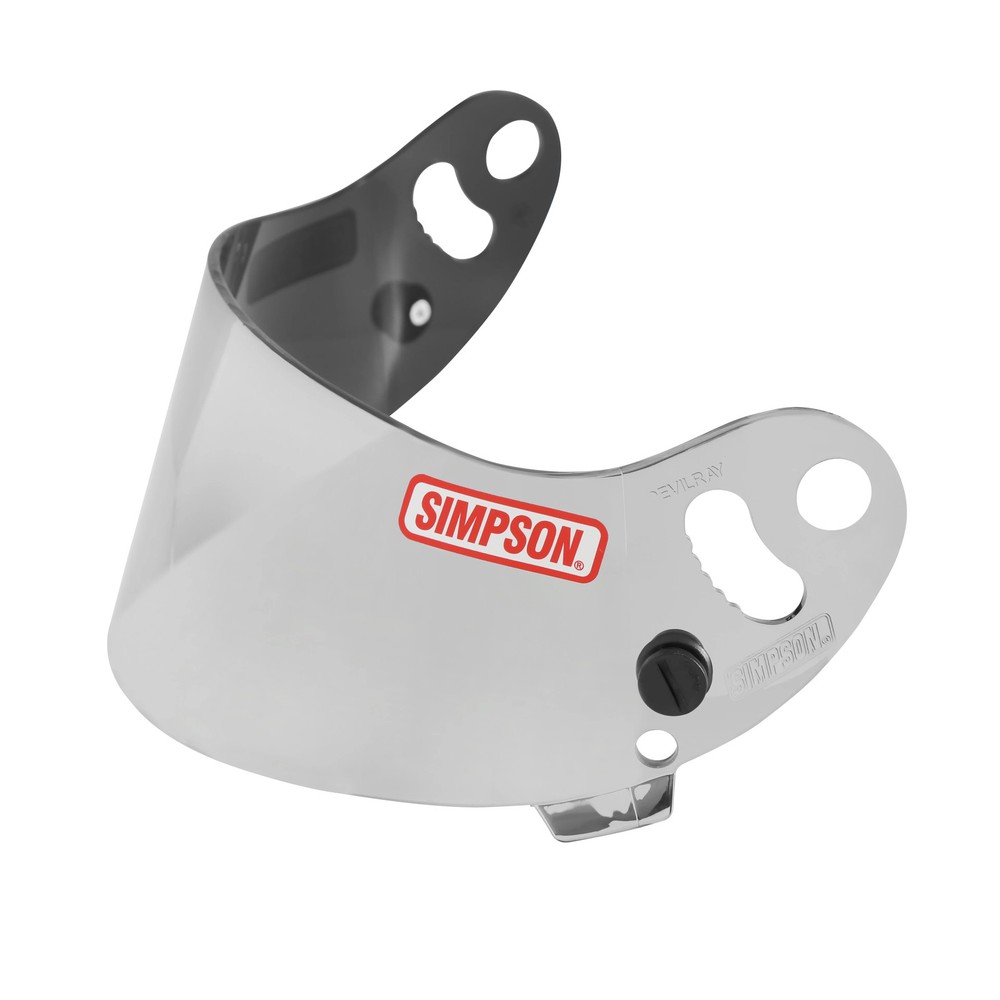 Simpson Racing 84306A Devil Ray Helmet Shield Silver