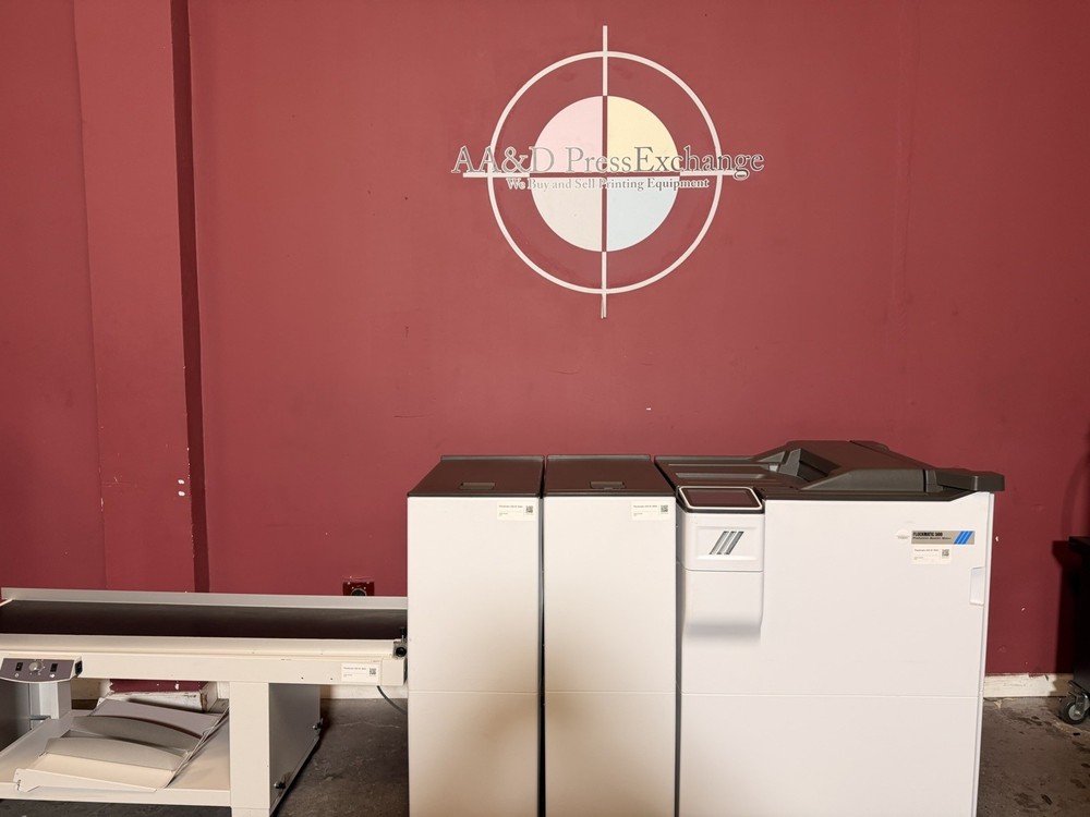 Plockmatic 500 bookletmaker extended Conveyor !Video!