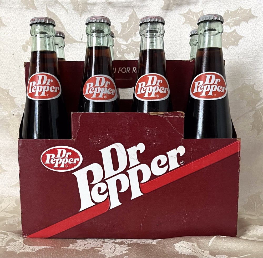VINTAGE 10oz DR PEPPER 8-PACK CARRIER