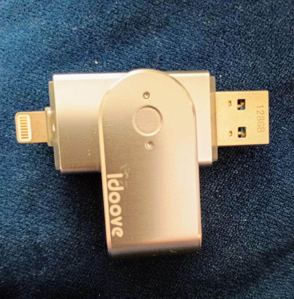 iD Stick 128GB Photo Stick for iPhone Flash Drive, USB Memory Stick