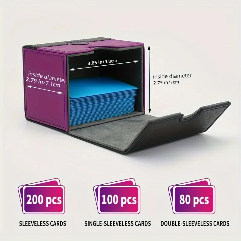 MAGIC: THE GATHERING MTG DECK CASES Leather Card Box (Choose Your Element)