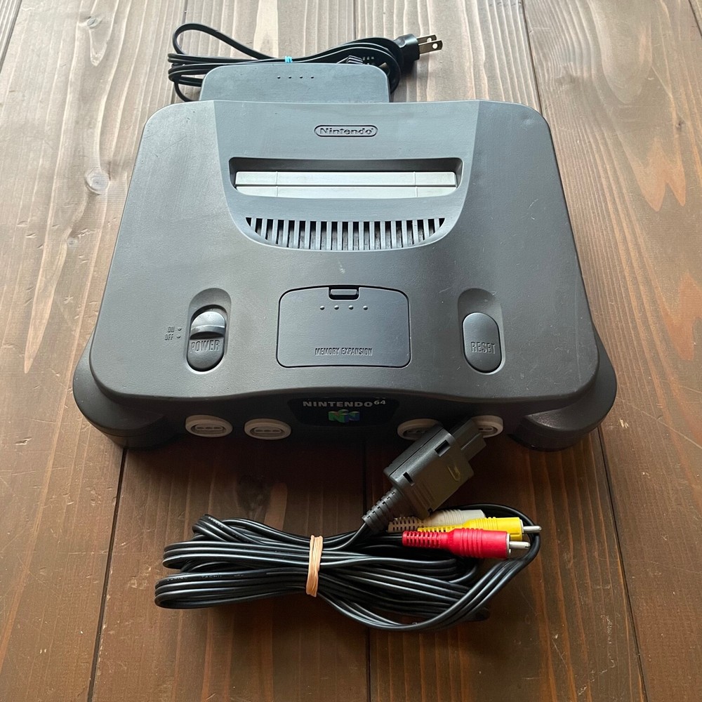 Authentic Nintendo 64 Console Add AV Cables N64 Controller(s) JPN Ver. TESTED