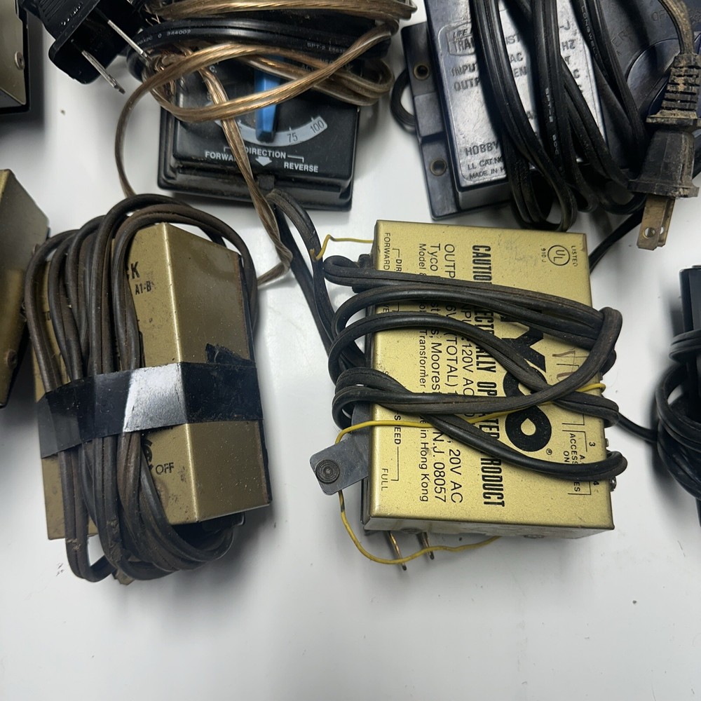12-Mixed Model Train Transformer Lot. ALL UNTESTED!