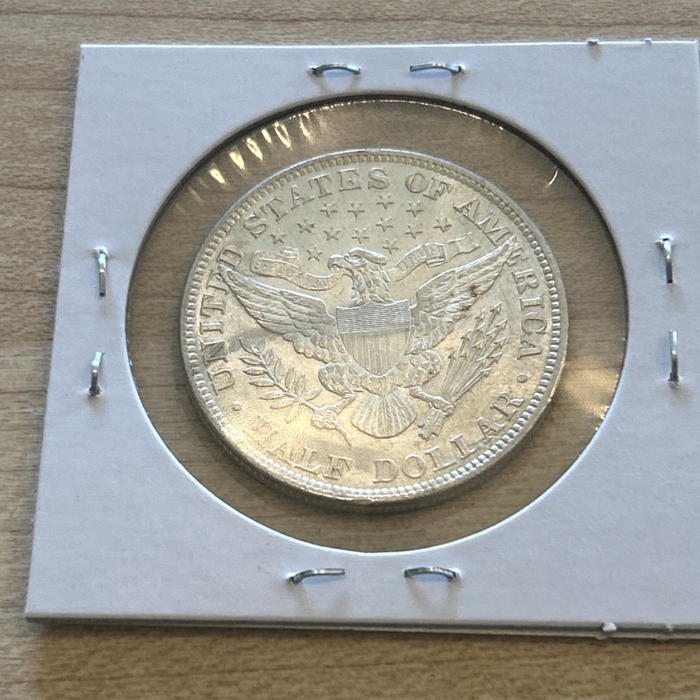 1898 Unc Barber Half Dollar