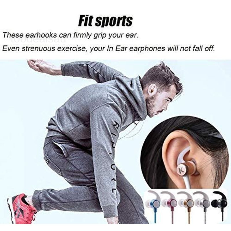3 Pairs (LMS) Silicone Earbuds Tips Replacement Eartips 3 medium, 3Black-3LMS