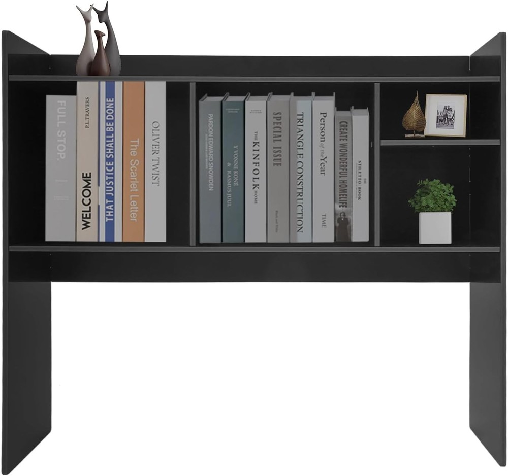 Desktop Bookshelf, Cube Storage Organizer Tabletop Bookcase w/ 6 Compartments