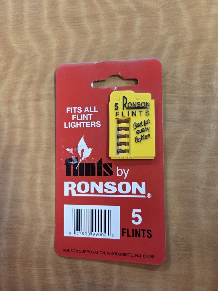 Flints By Ronson, 5 Pieces Per Pack