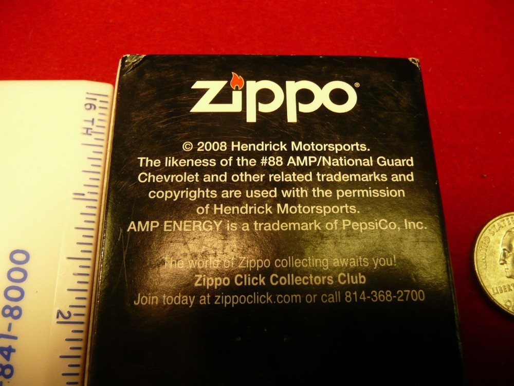 DALE JR. ZIPPO LIGHTER