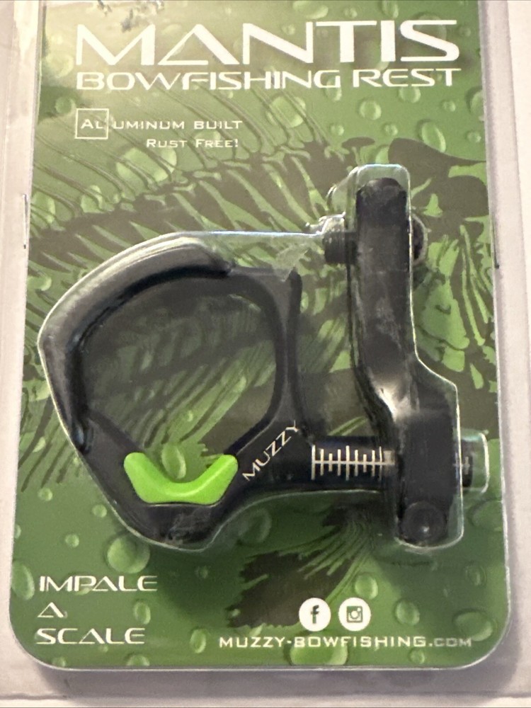 Muzzy Mantis II Bowfishing Rest Right / Left Hand Model 1099 NIP