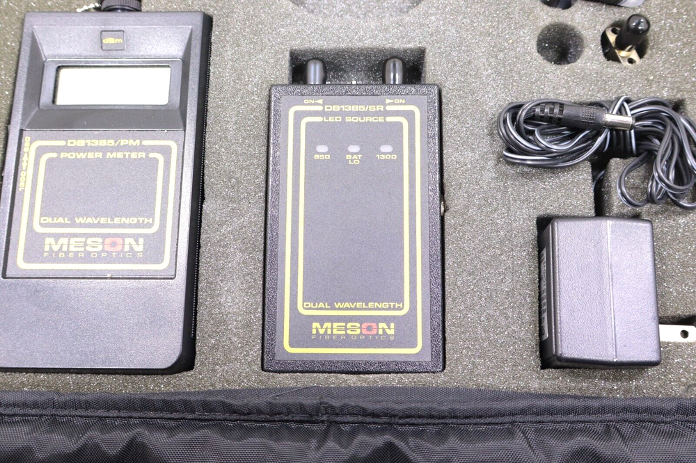 Meson Fiber Optics Power Meter & Source Testing Kit