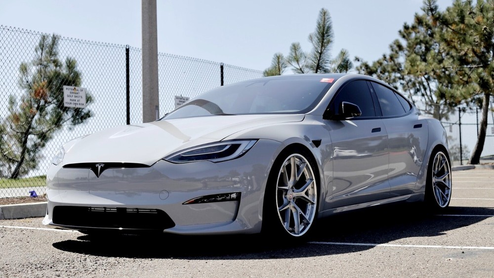 TESLA MODEL S EVOLUTION LOWERING LINKS KIT 2013 TO 2020 (PRECISION ADJUSTMENT)