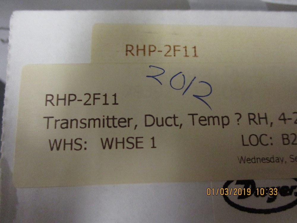 RHP-2F11 Dwyer Polymer Capacitance Humidity Sensor BRAND NEW!