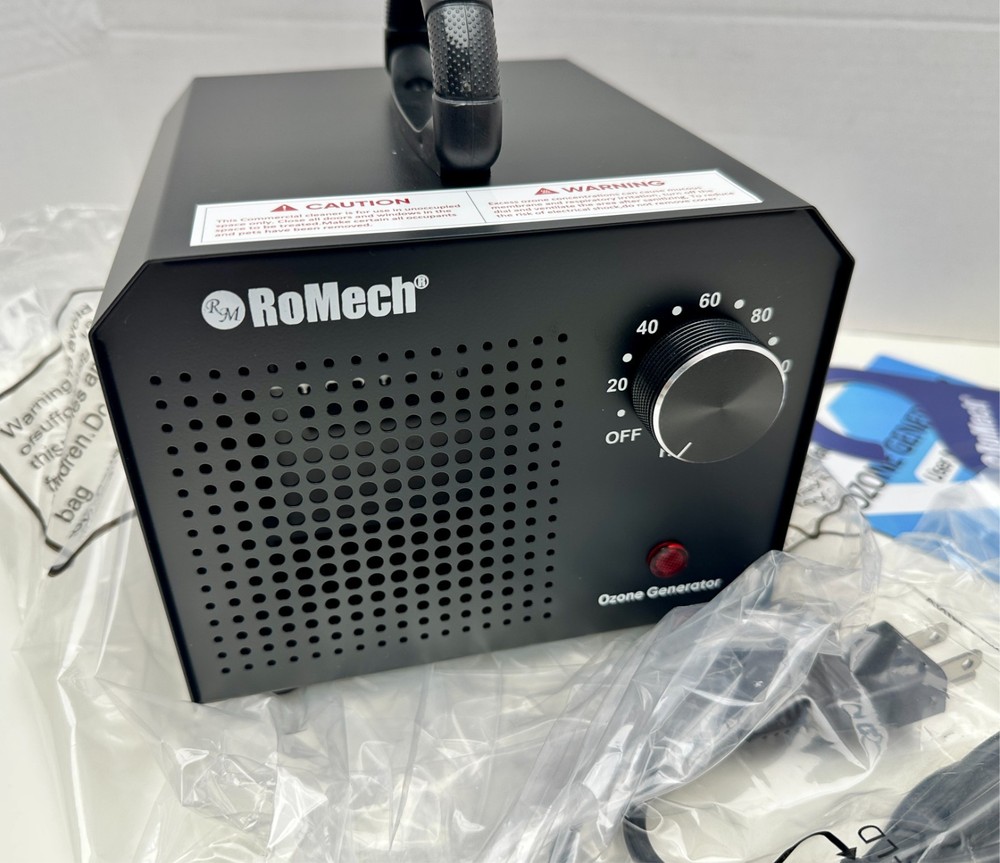 RoMech Ozone Generator High Capacity Ionizer Odor Eliminator