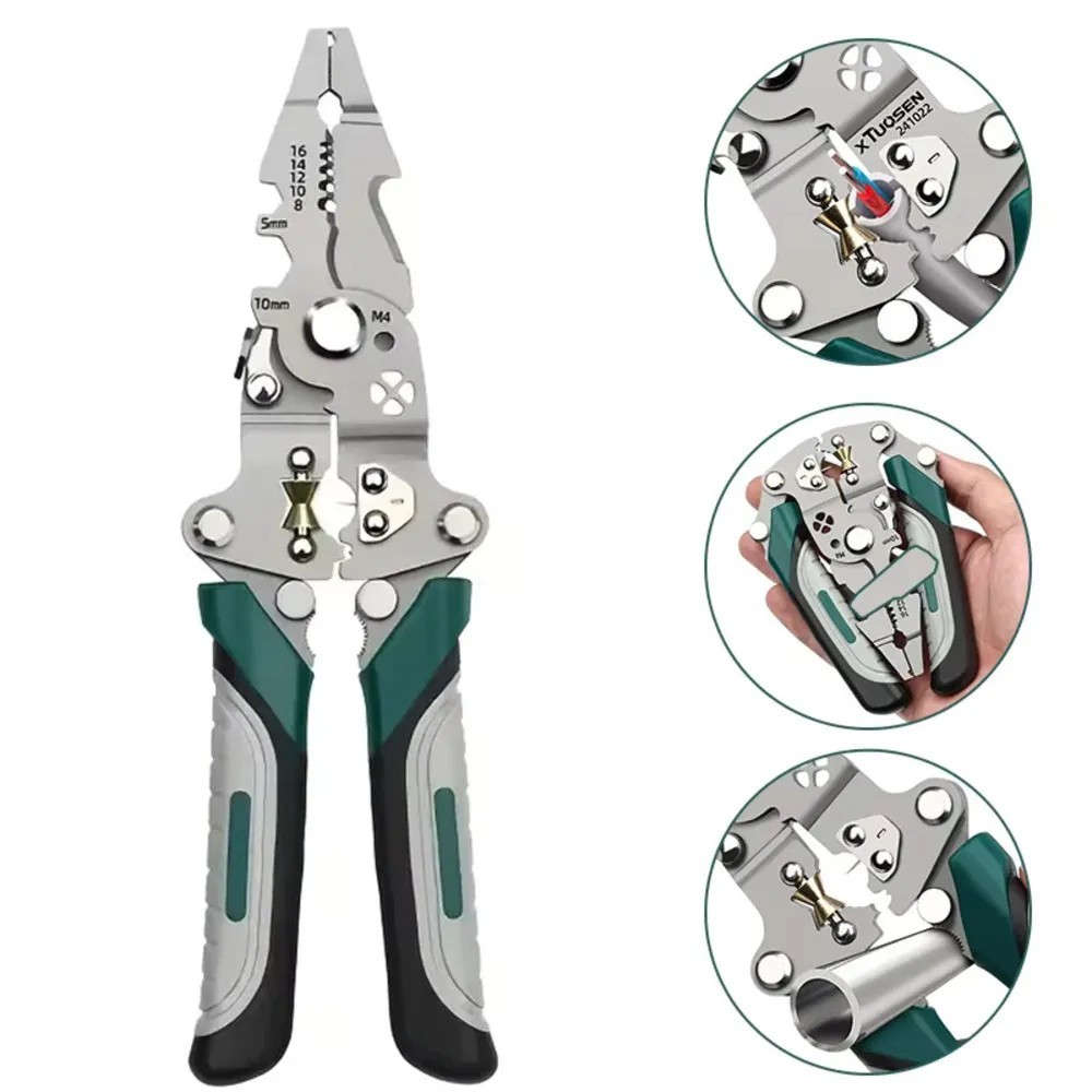 Foldable Wire Strippers Wire Stripping Tool Electrical Pliers Electrician Tool