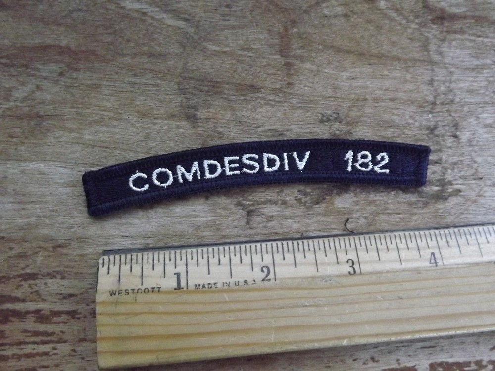 Navy COMDESDIV 182 Tab - INV# C1215