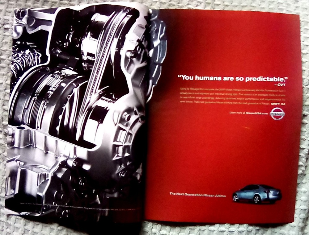 2007 Nissan Altima 2pg Print Ad