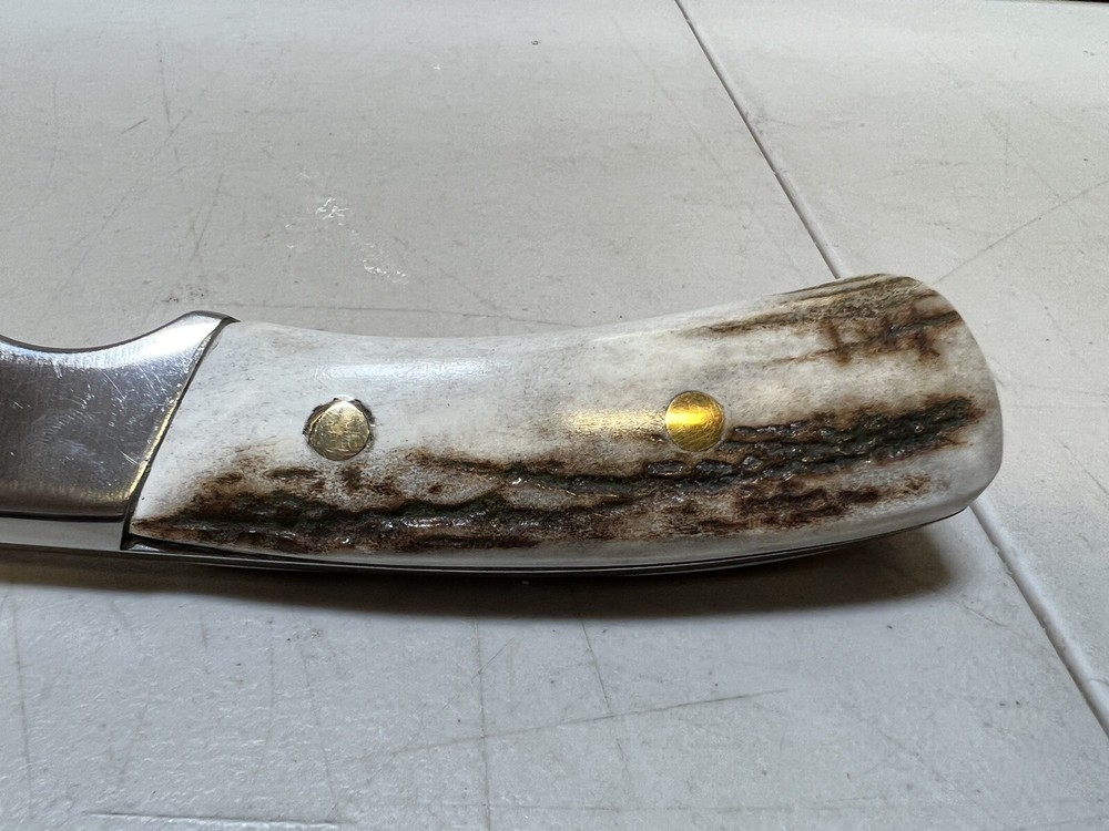 Custom 9.5" Fixed Knife w/ Bone Handle