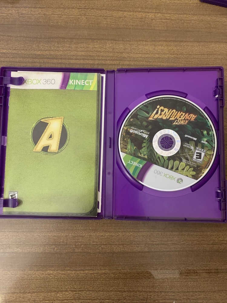 xbox 360 kinect censor bar with 4 games WORKING CIB GAMES