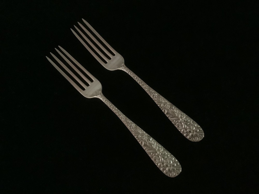 Welsh Bro. REPOUSSE 2 lunch forks